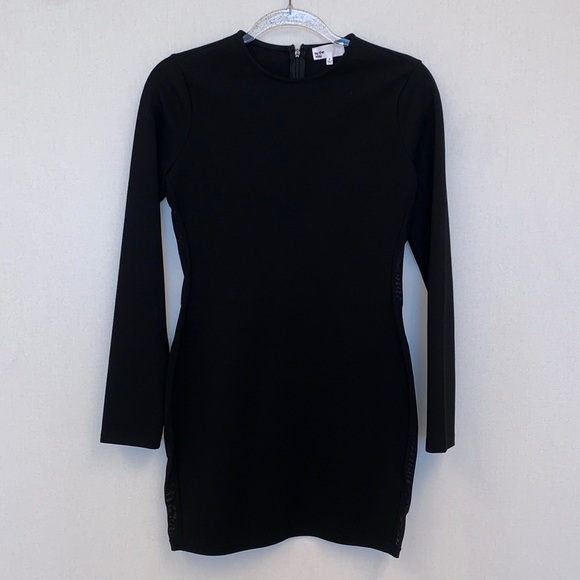 Revolve By the Way •  Black Scuba Dress • Sz M - Picture 1 of 11